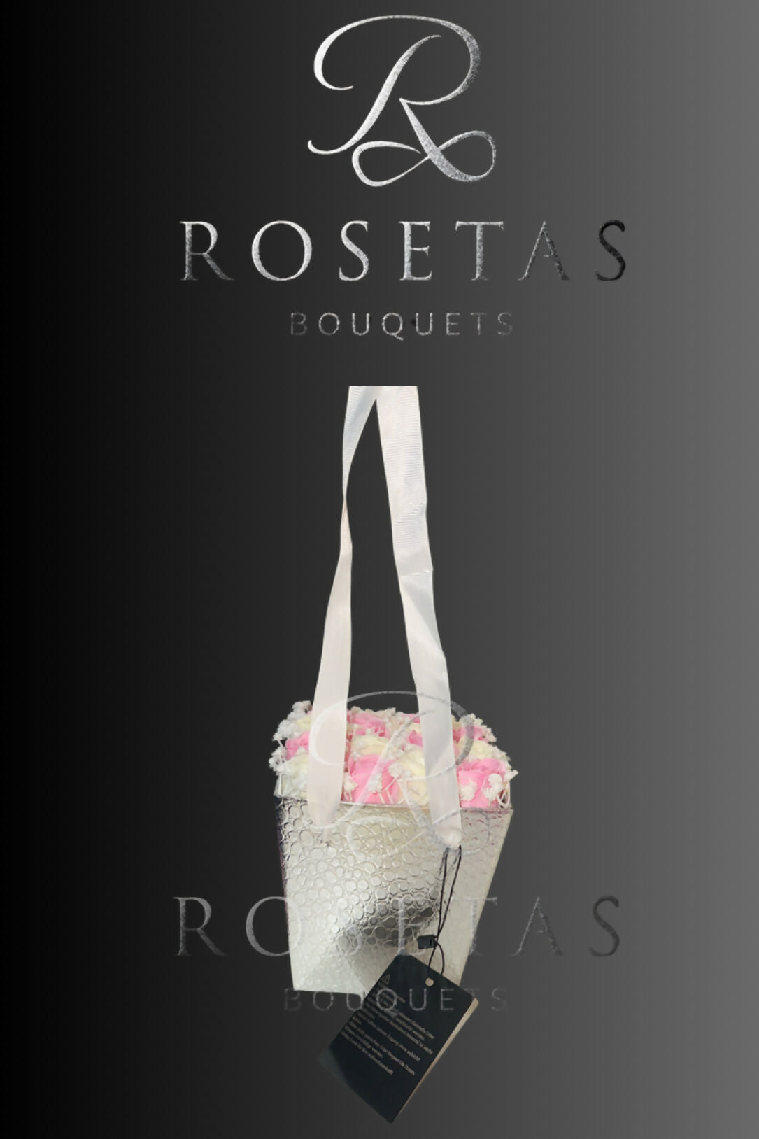 Seifenrosen-Glitter-box