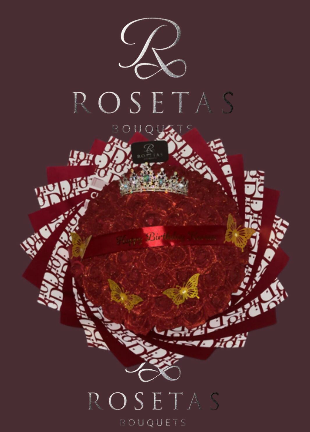 Rubinstone-Bouquet (75Rosen)