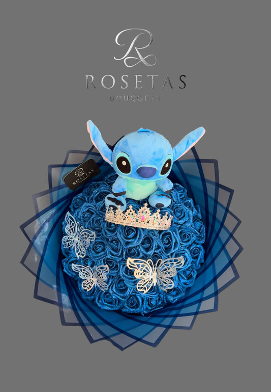 Kuscheltierbouquet(50Rosen)