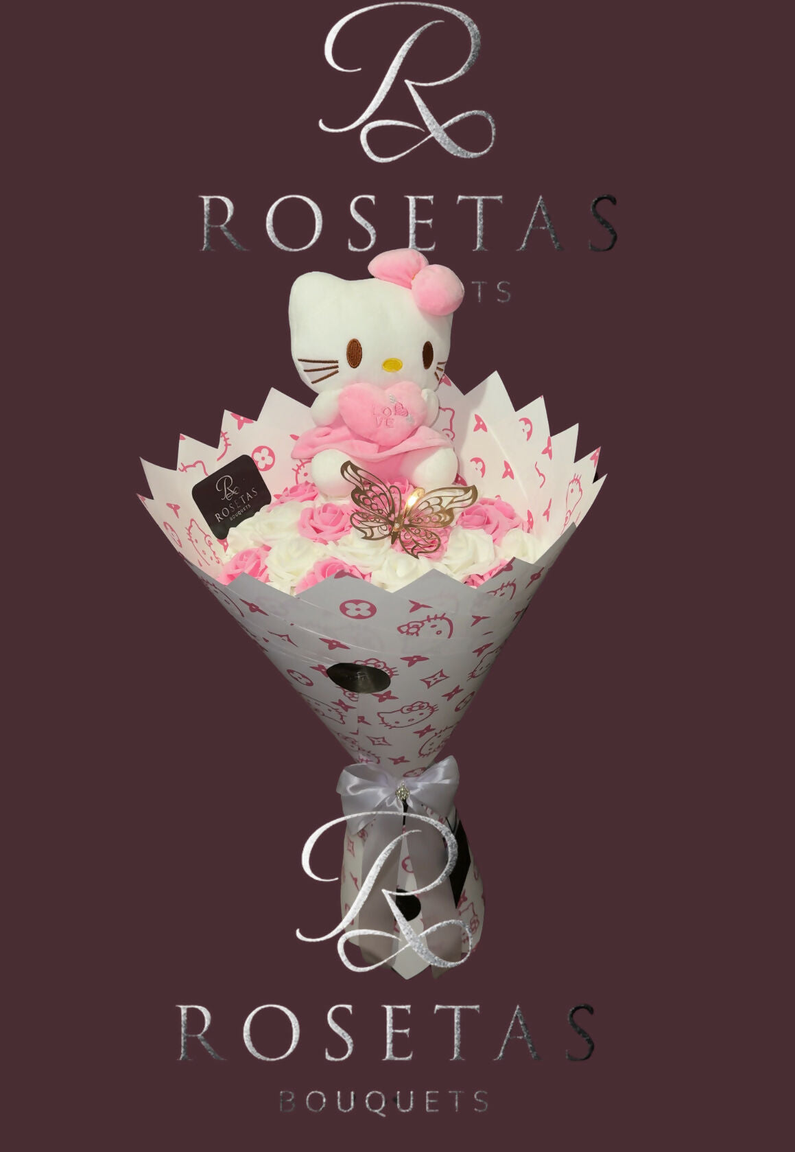 Pinkplush-Bouquet (33Rosen)