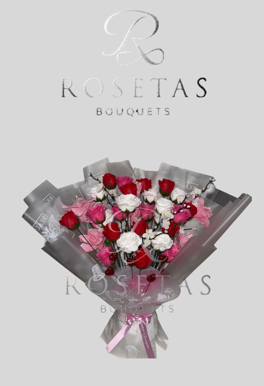 Seifen-rosen-Strauß