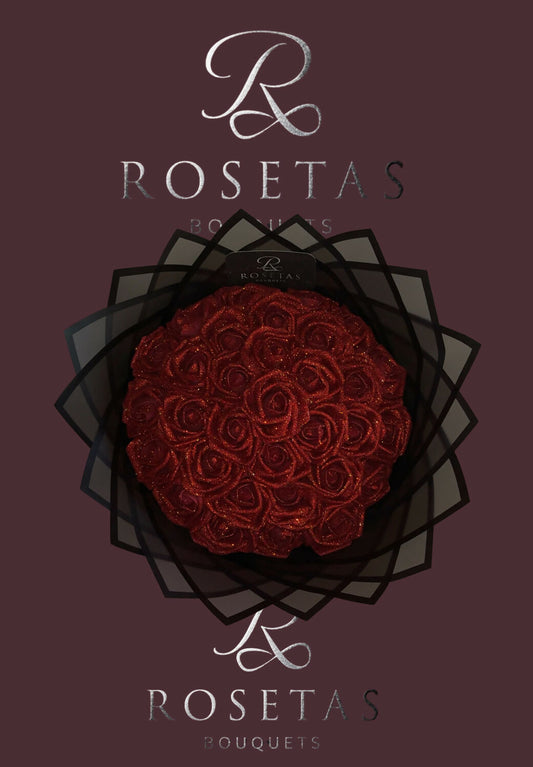 Rubinfeuer-Bouquet (33Rosen)